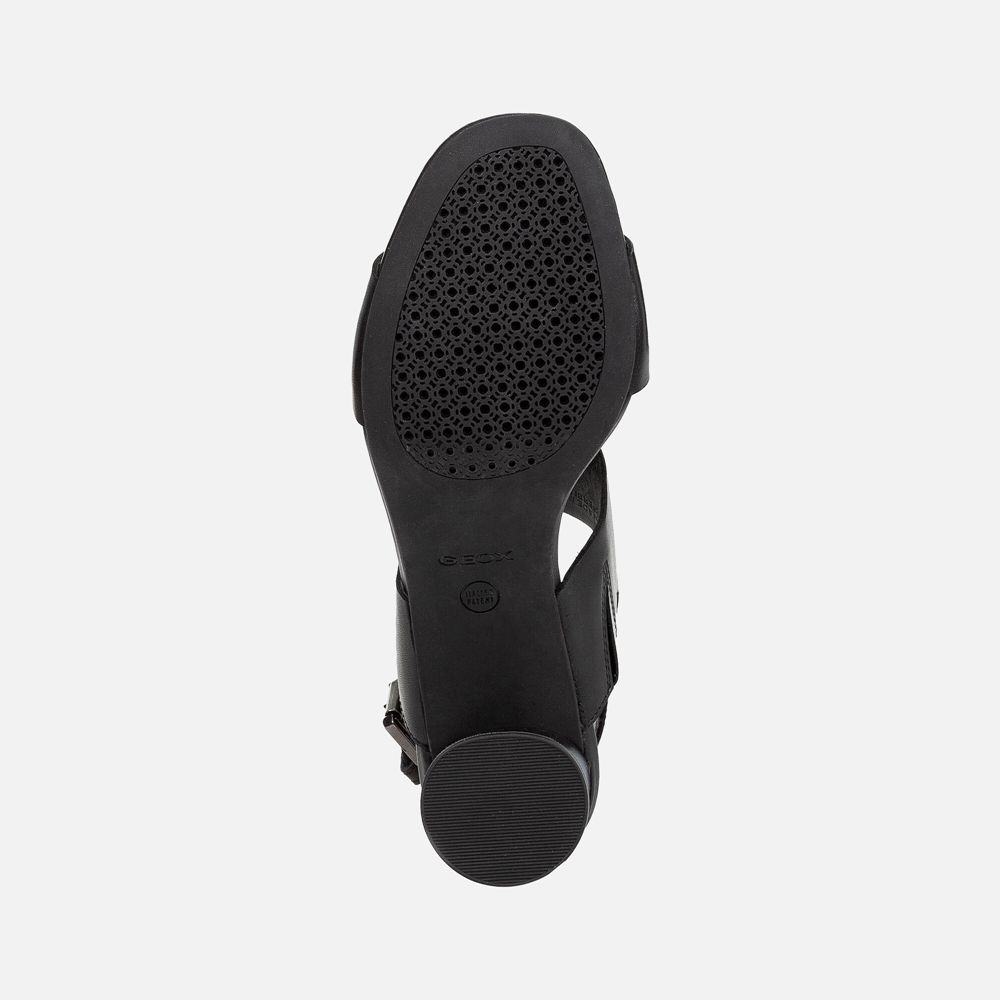 Geox Bayan Sandalet Siyah - Ortensia - MBI-341958